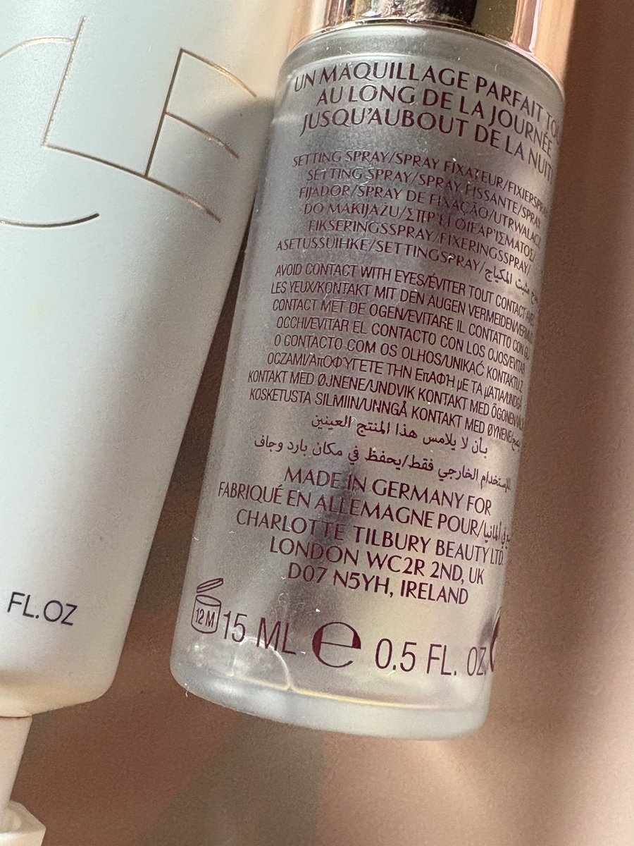 looklikelovena's tweet photo. Cle cc cream ส่งต่อ390(from1xxx) เหลือ80%
✨
￼Charlotte Tilbury Airbrush Flawless Setting Spray เหลือ 7.5ml ส่งต่อ190 https://t.co/NEf3ueyn7h