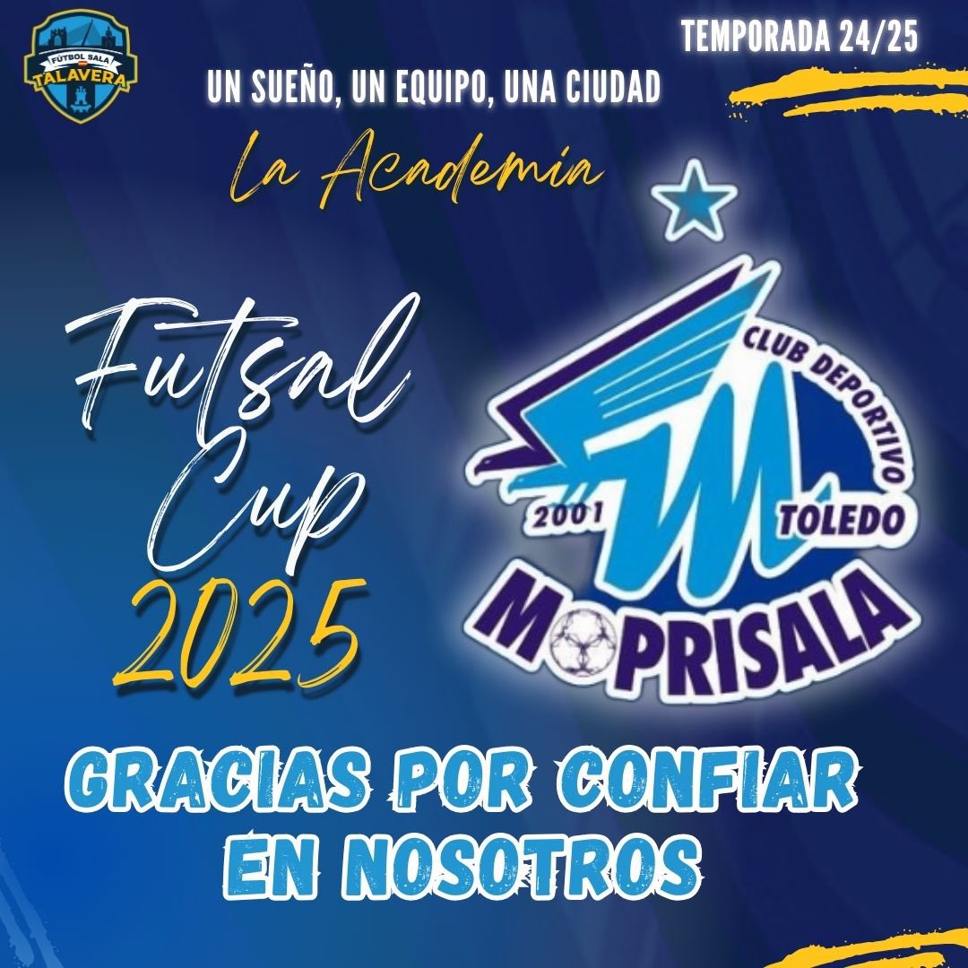 Academia_FST's tweet photo. 🚨 ¡Faltan solo 19 días para el Futsal Cup 2025! 🚨 Gracias a @Moprisala por hacer esto posible. 🙌⚽️ Nos preparamos con ilusión para darlo todo en el 40x20 el 13 de abril. ¡Vamos! https://t.co/1BFWM7IGqm
