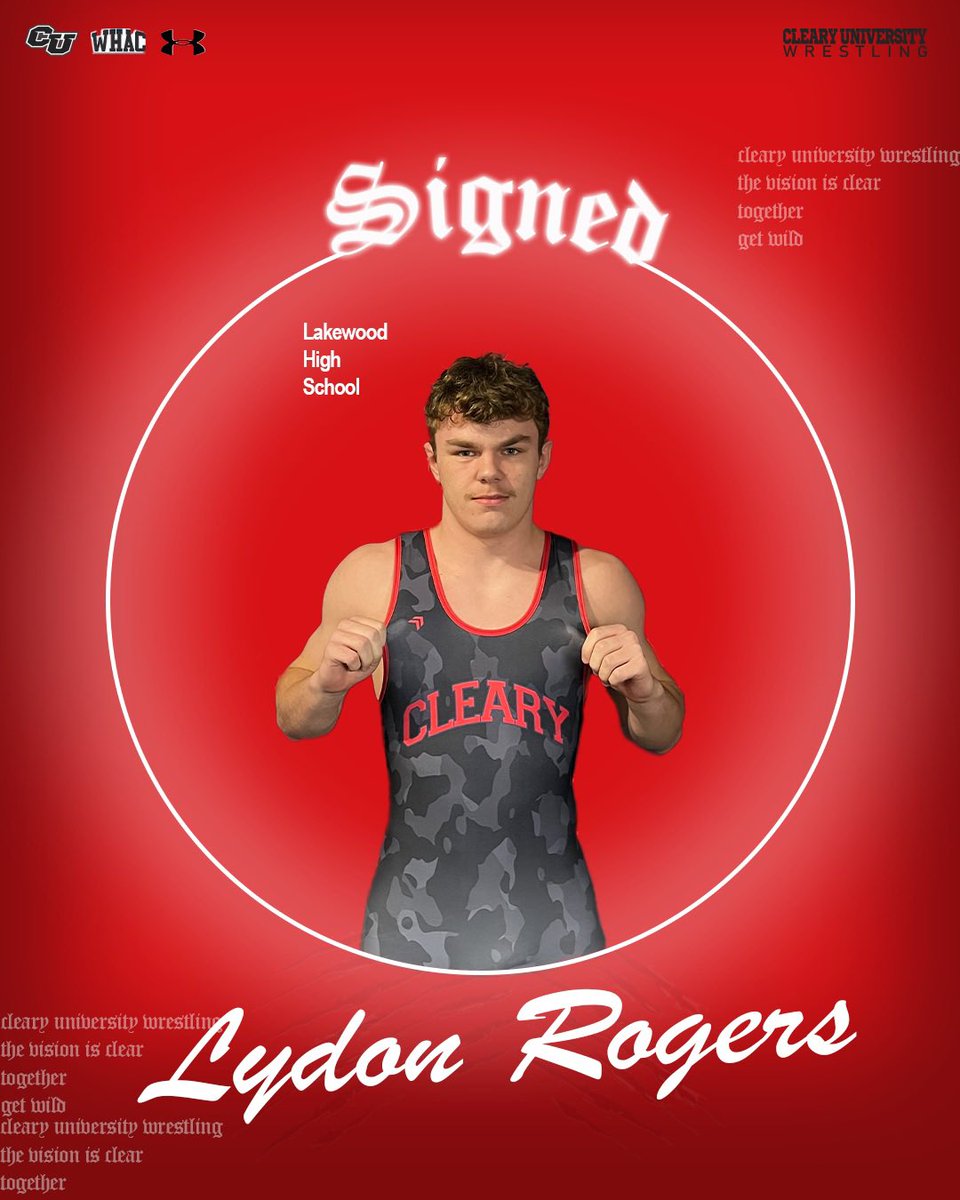 Made it official! 🖋️ Excited to welcome Lydon to the Cleary Wrestling Family. 
#Together | #GetWild | #TheBuild