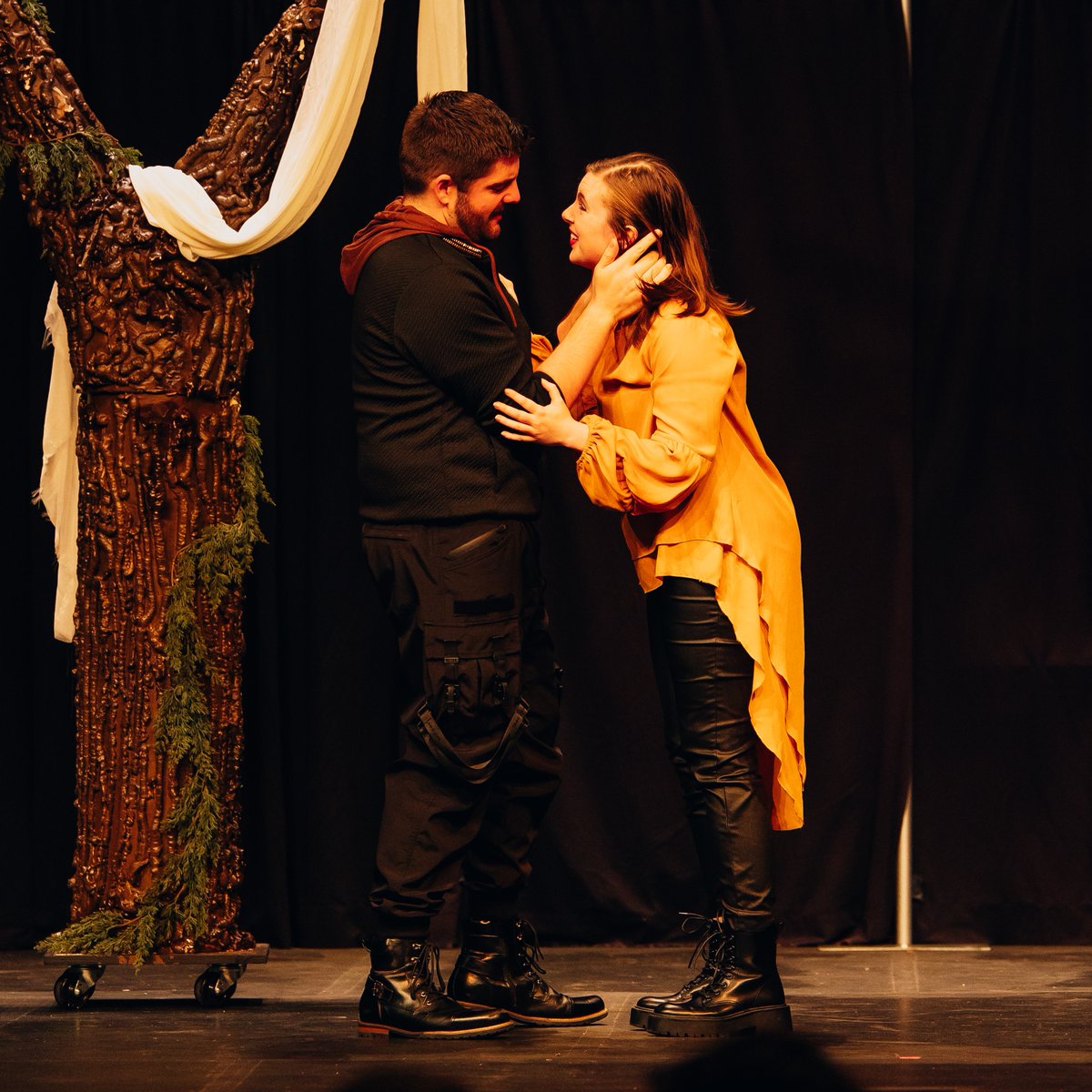 Have you ever heard Macbeth referred to as "The Scottish Play" and wondered why? Legend has it that Shakespeare included real witches' incantations in the play, cursing productions that say the title ever since! 

Photo Credit: @lydiamcraephotography