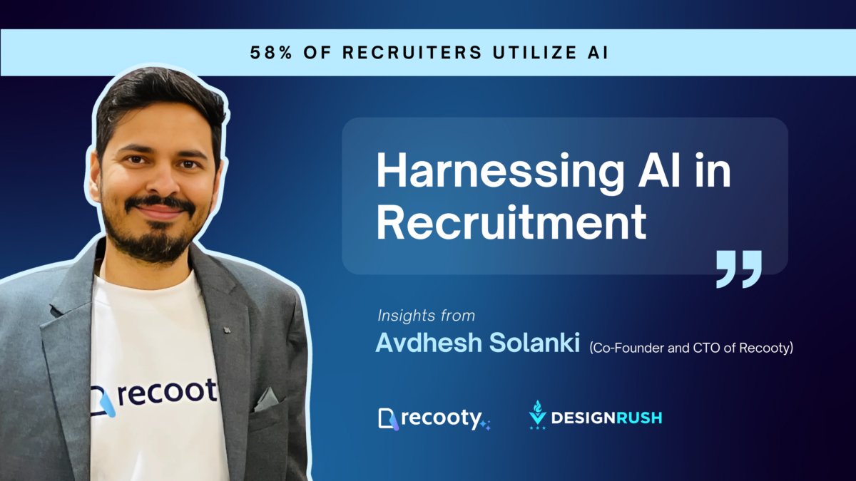 Is your organization in the 58% of recruiters using AI for smarter hiring?

Discover insights from our co-founder, Avdhesh Solanki, on how AI is reshaping recruitment!

Thanks to <a href="/designrushmag/">DesignRush</a> for the feature!

Read more: designrush.com/news/ai-recrui…

#AI #Recruitment #Hiring