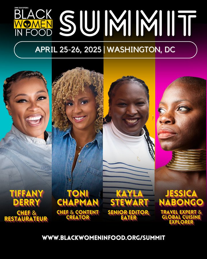The Black Women in Food Summit centers Black women's experiences in the food industry! Don't miss this opportunity to learn, network, and thrive together! 🗓 April 25-26, 2025📍 Washington, DC
bit.ly/42PUK7f