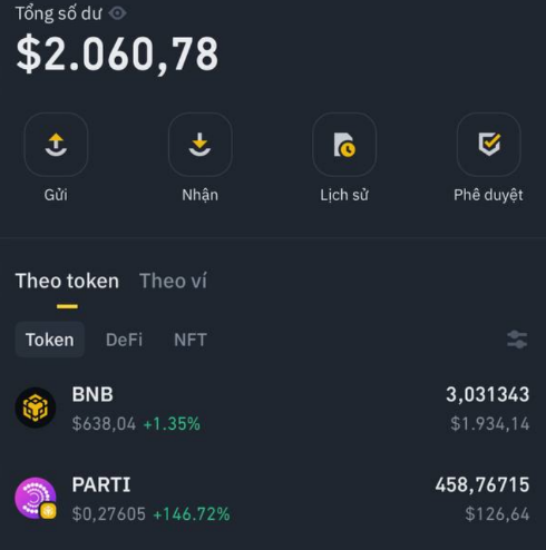 ALongAlpha's tweet image. Binance vẽ quả IDO ngon quá, lấy $BNB đấm $PARTI lụm 125u/acc  :))

Nói chung kèo ngon, kèo thơm thường ko kéo dài. Nhưng để xem Binance tán lộc đến đâu! 🙏
