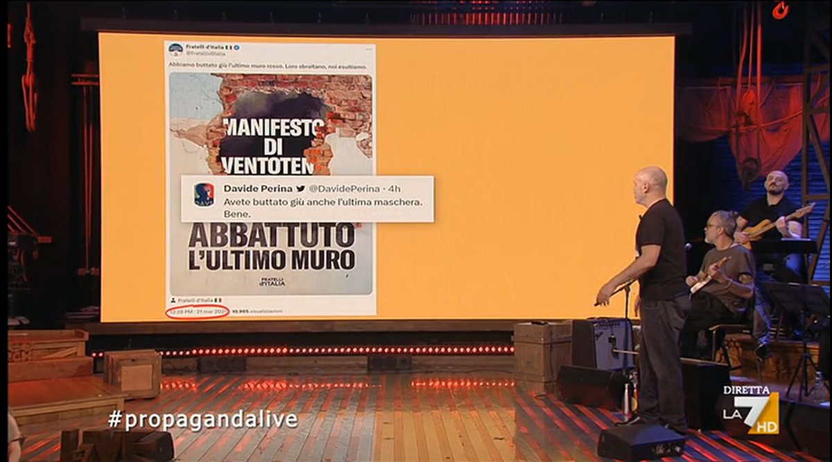DavidePerina's tweet image. Grazie #propagandalive!