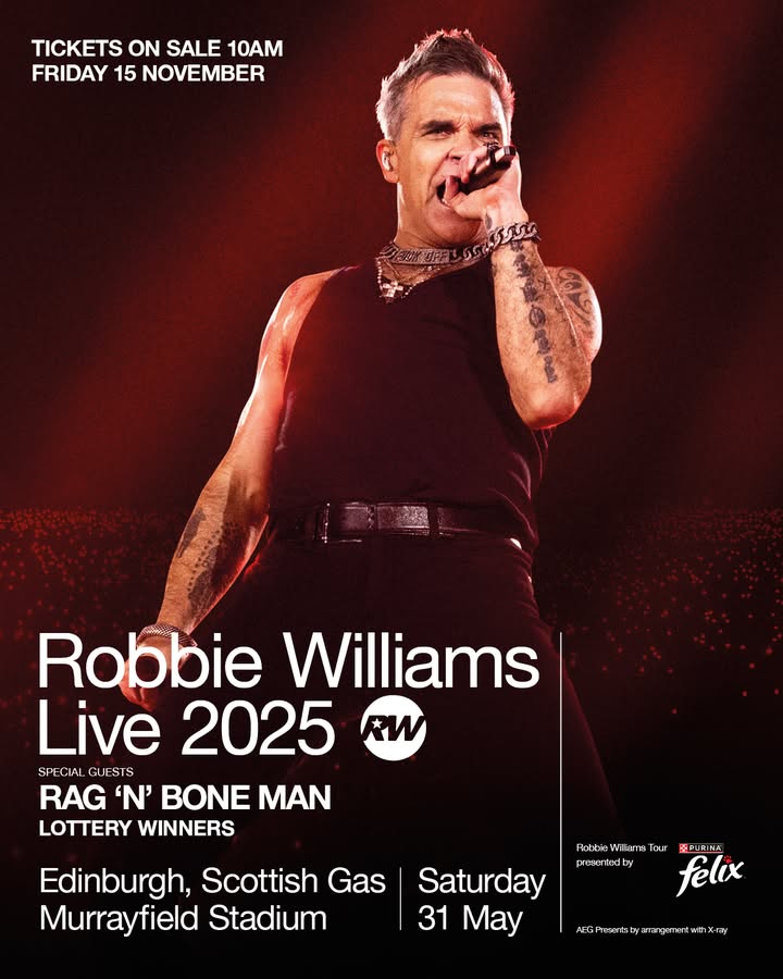 KingCoaches_'s tweet photo. Let us entertain you with a return travel to see Robbie Williams live! 🎶 🎤 

Skip the stress of getting home after an amazing show at Murrayfield Stadium—our coaches will get you back comfortably.

📅 Saturday 31st May 2025
Book your seat today: https://t.co/MlX8J2JNGV https://t.co/Yw4hk55kDC