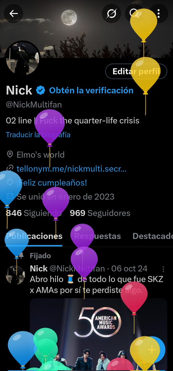 Globos globos, feliz cumpleaños a mí y Stray Kids 🖤