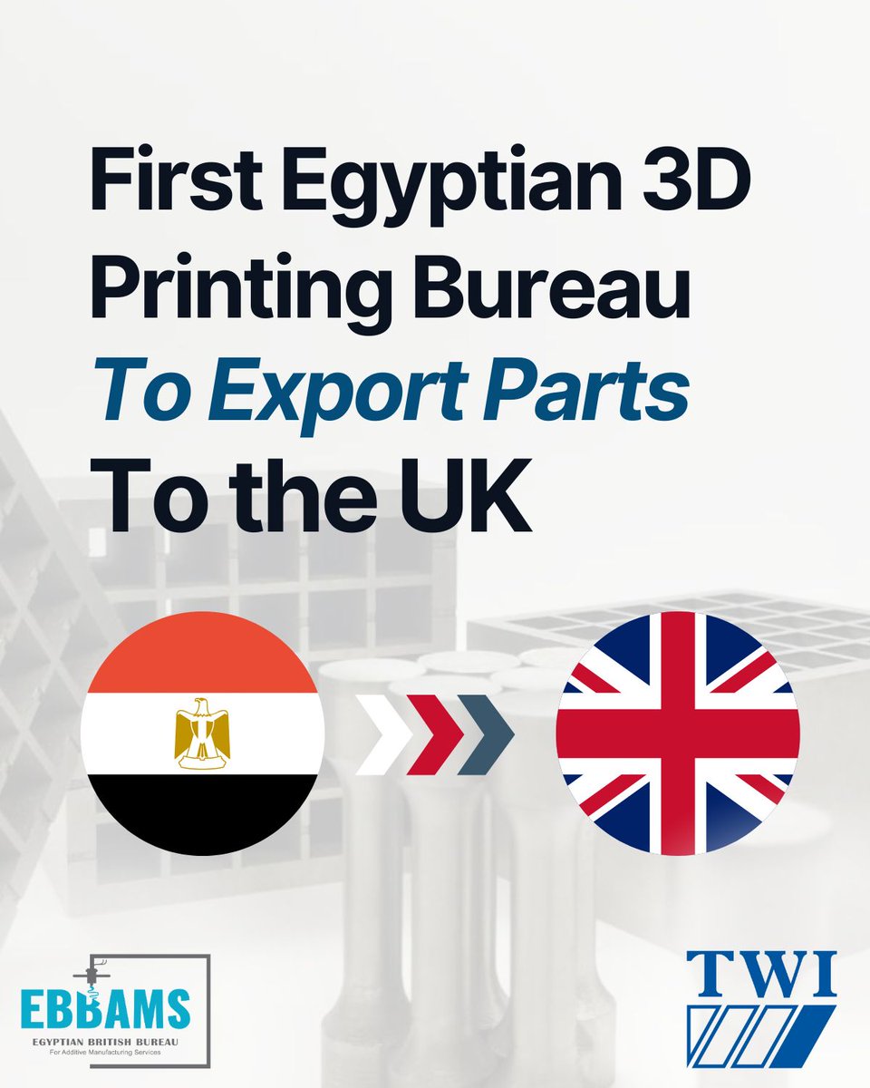 ebbams_3d's tweet photo. Check out this 3D-printed stainless steel 316L part printed by EBBAMS for TWI Limited UK. Stainless steel 316L offers high strength, corrosion resistance, and durability, making it an ideal choice.

#3dprinting #export #egypt #SLM #3dPrintinginEgypt #additivemanufactring https://t.co/cZZS9CmF8G