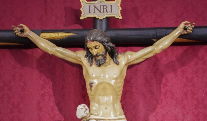 Horario e Itinerario Via Crucis Santísimo Cristo de la Redención del Colegio San Felipe. Cádiz 10 de Abril del 2025