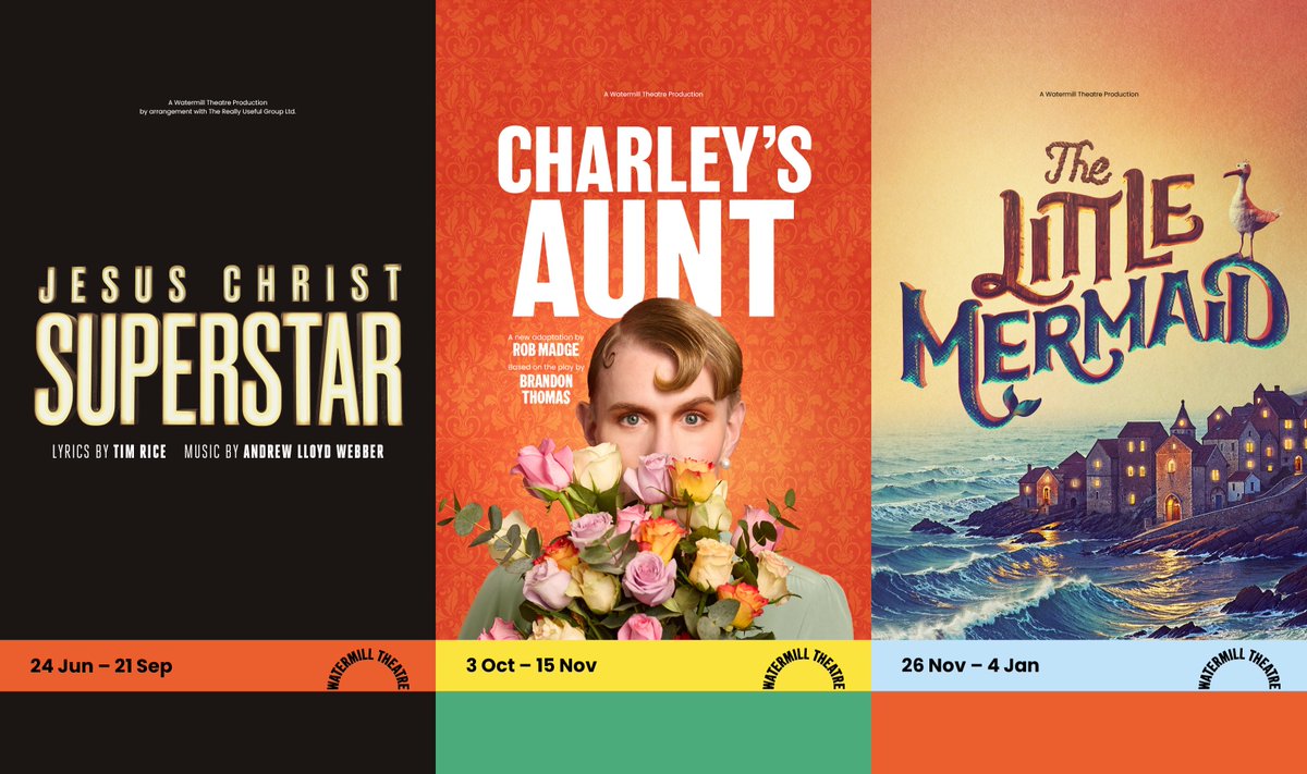 Our Summer/Autumn season is now on sale to our mailing list subscribers. Not on the list yet? Sign up now (and sign in) to book straight away!

🎟 watermill.org.uk/whats-on