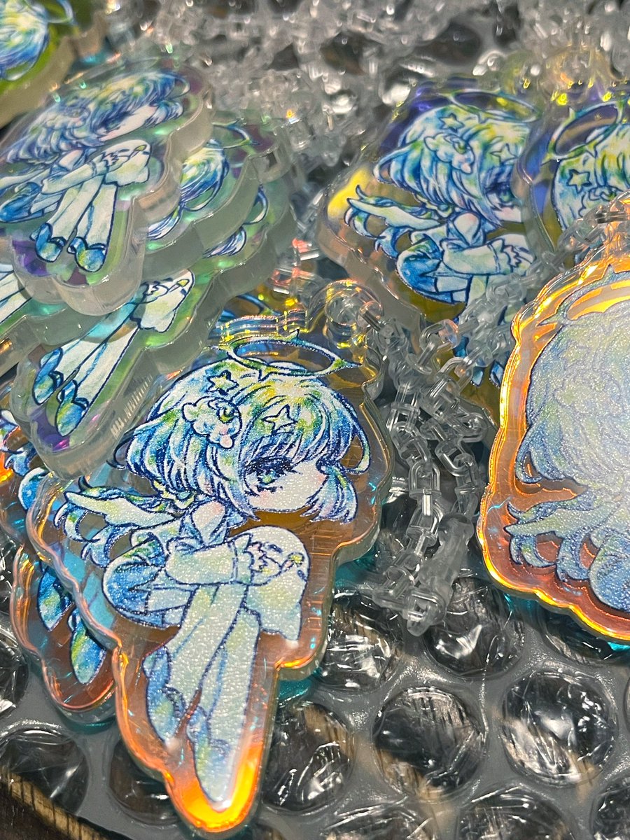 「天使ちゃんガチャ復活祭やー!」|はなのすみれ🐤🦜のイラスト