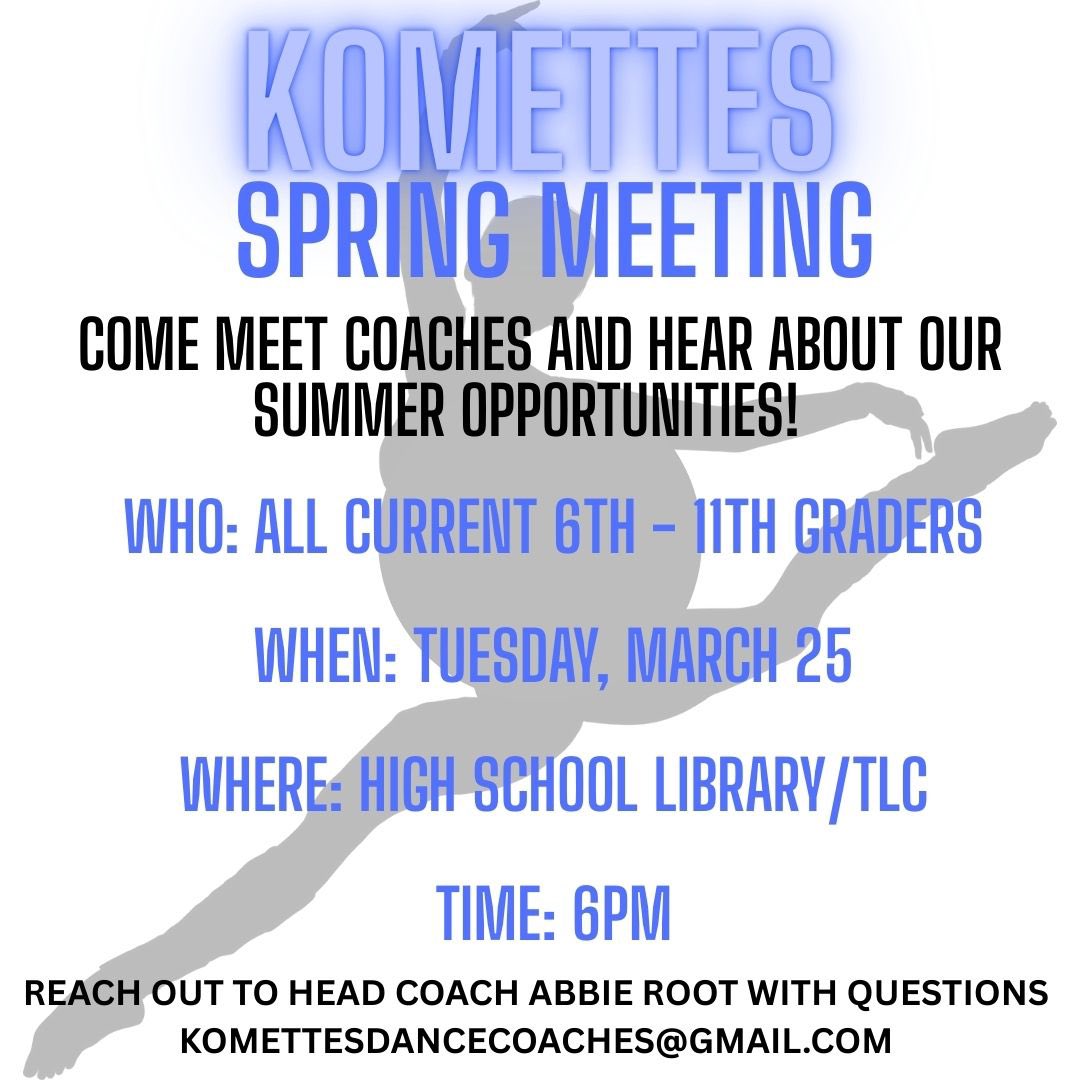 Today is the today!! ⚡️💙

🗓️: TODAY (3/25) 
⏰: 6pm 
📍: KMHS TLC/Library 

We are excited to se everyone and talk summer opportunities! 

<a href="/KM_Activities/">KM Activities</a>