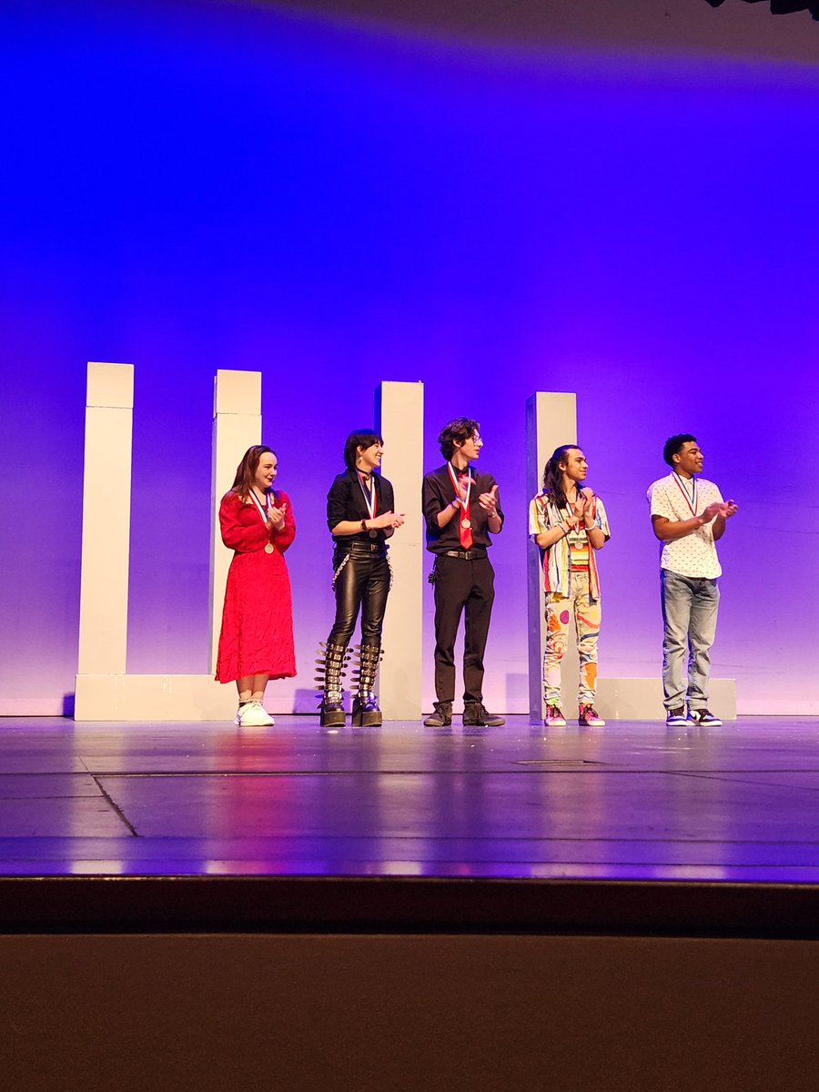 trhspva's tweet image. Day in the Life: Theatre Production 🎭
On Friday, we competed in the UIL One Act Play contest and brought home multiple awards! 🏆
⭐️All Star Actors: Presley Schreiber and Jaxon Hipp
⭐️Honorable Mention: Kylie Santhoff
⭐️Best Technician: Morgan Engelbrecht
#DenDefended
@RandleHS
