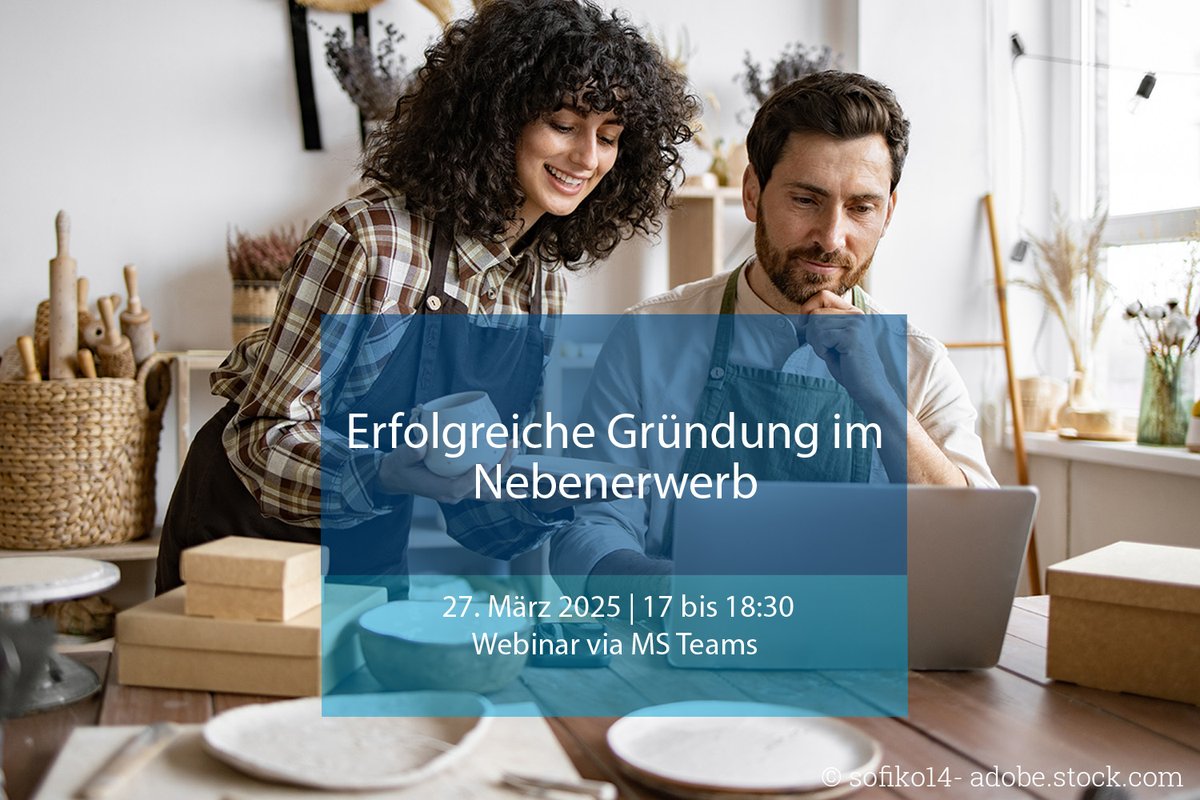 Wird dein #EtsyShop immer größer 🛍️ oder willst du einfach nur die Fühler 🐞ausstrecken, um deine #Geschäftsidee am #Markt zu testen? Wir klären mit dir im #kostenfreien #Webinar die Basics für eine #Existenzgründung im Nebenerwerb.