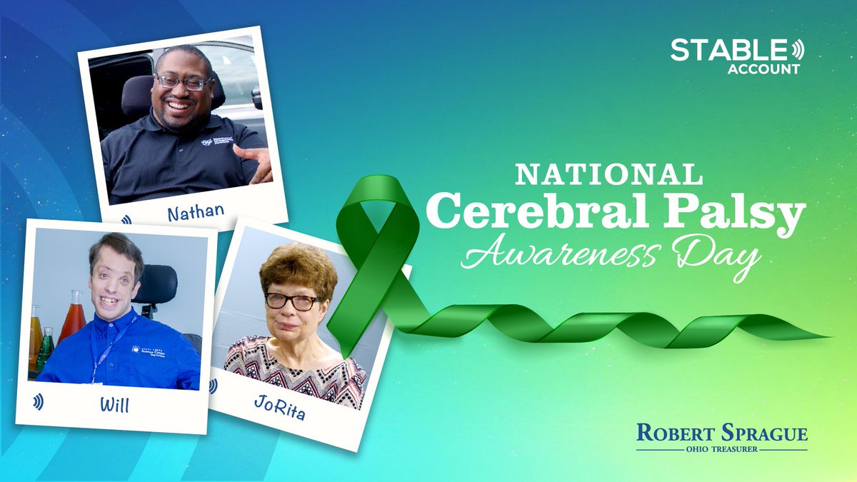 Today is #NationalCerebralPalsyAwarenessDay, a perfect opportunity to raise awareness and educate others on how we can empower and support each other. On this day we also recognize our accountholders that are using #STABLEAccount to invest and plan for the future.