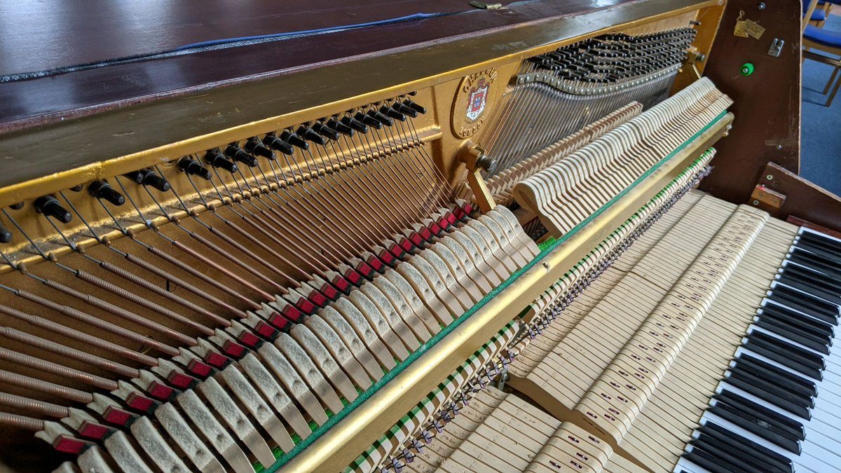 pianotunermjr's tweet photo. 🎹 Tuning & Servicing a 'Challen' 988 Upright Piano dating from 1968 at Penn United Reformed Church, Penn, Wolverhampton 🎹
https://t.co/3eKeqr8sbr
#pianotuners #challen #wolverhampton #pianist #music #musicians #pianotuner #church #pianotuning #piano #penn https://t.co/Q5A42uYQXA