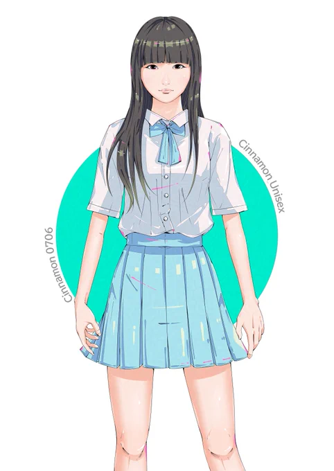新規で描きました。何も考えず描き進めたので面白みのないものになりました(・ω・) 無題451#イラスト #絵描きさんフォロバ100 