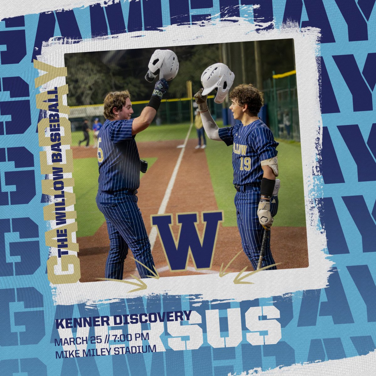 Fight Back‼️
⚾️- GEAUX DAY
🆚- Kenner Discovery
📅- 3/25/25
📍- Mike Miley Stadium 
⏰- 7:00 PM
#TRUST #STATEMENT #DAWG