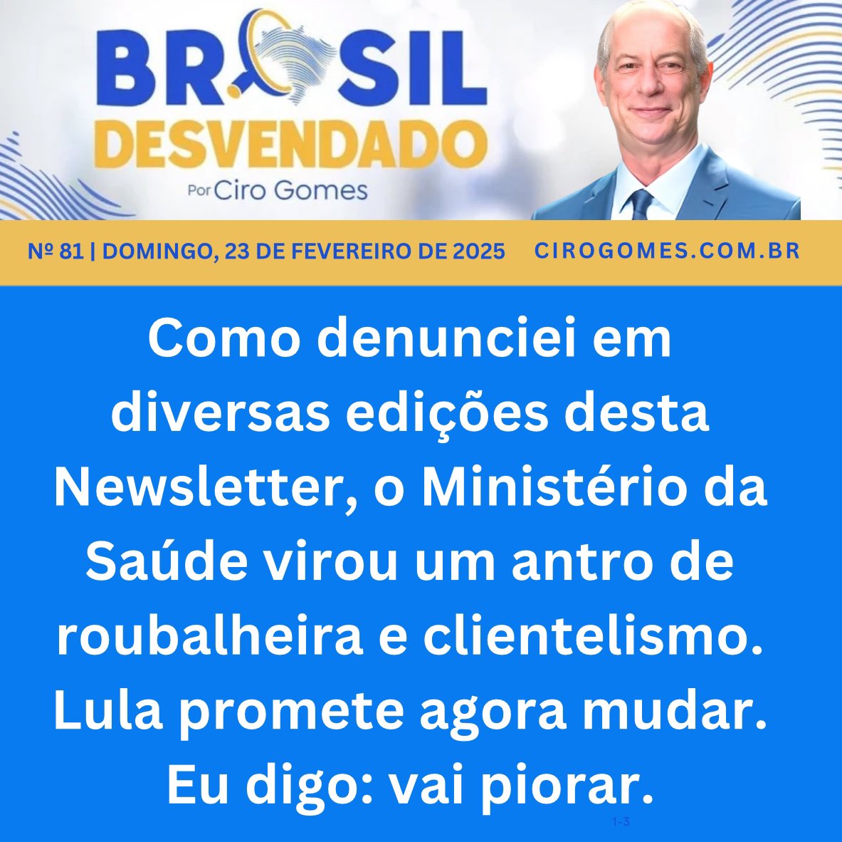 GarcisAriel's tweet photo. É tempo de Ciro https://t.co/uOAfJ3VUlG