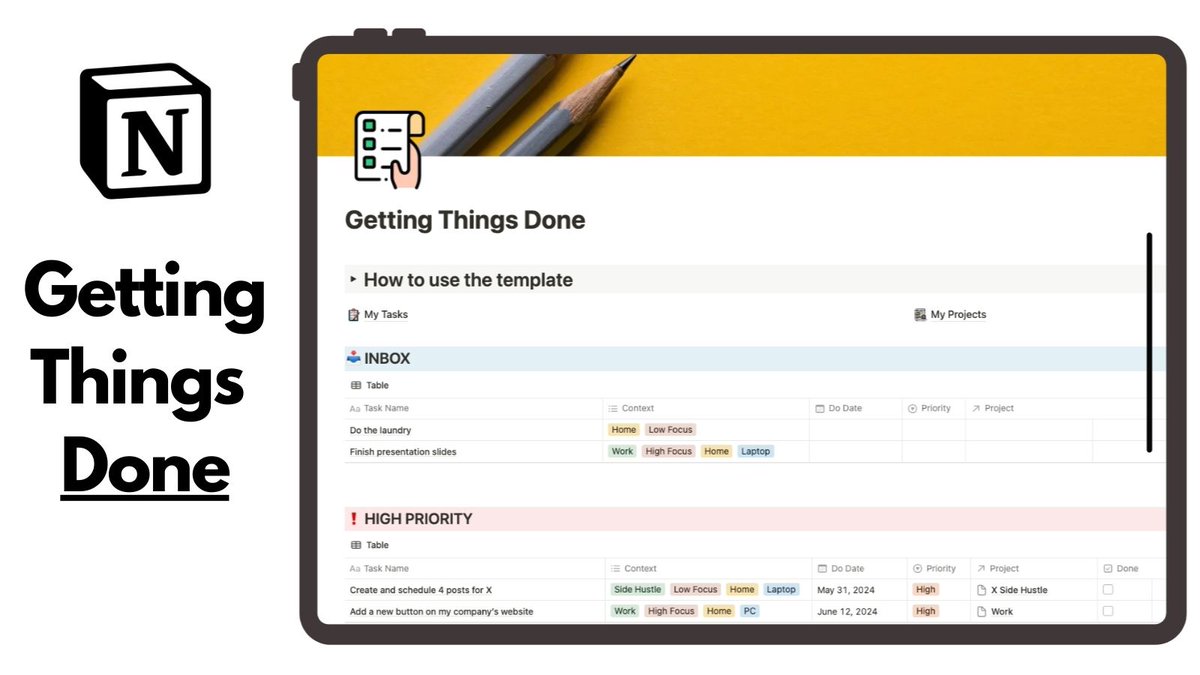 dimeffro's tweet photo. 🚀 Free for 48 Hours Only!
Want less stress and more done?

Getting Things Done = clear mind, focused action.

I'm giving away my Notion GTD template – FREE!

✅ Follow
✅ Like &amp; RT
✅ Reply "🚀"

I'll DM it to you. Don’t miss it. 👇

#Productivity #Notion #GTD #Freebie https://t.co/VI8lsJGjzT