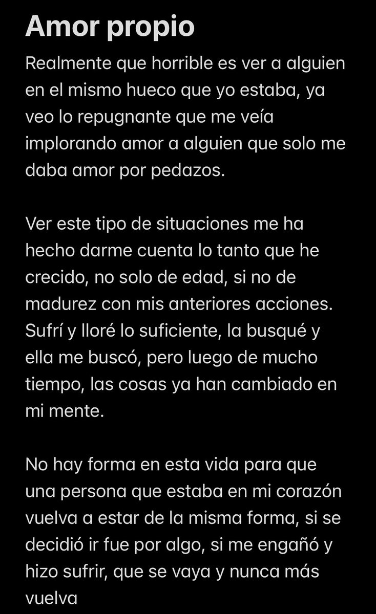 teo_macia's tweet photo. Amor propio https://t.co/VeeauDL6eI
