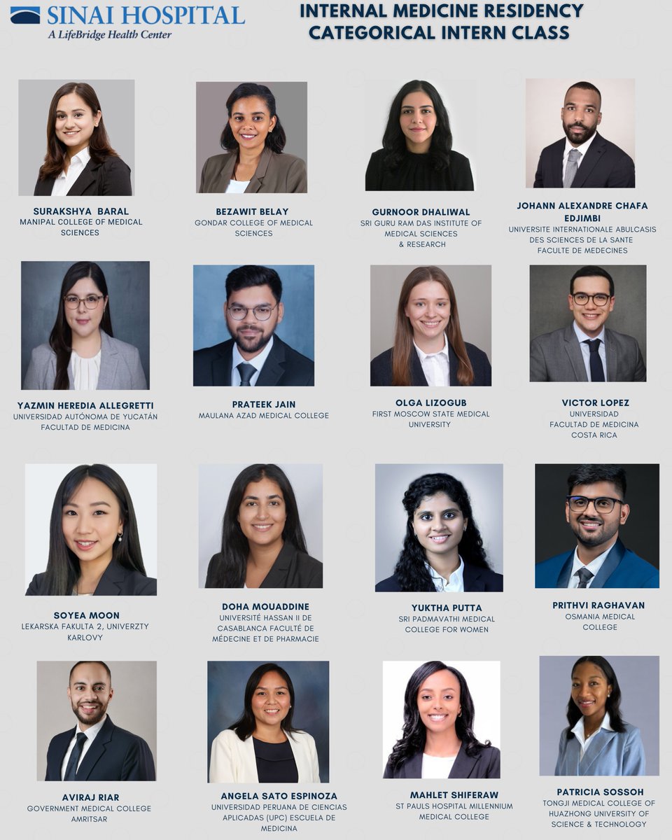 Sinai Hospital of Baltimore IM Residency tweet media