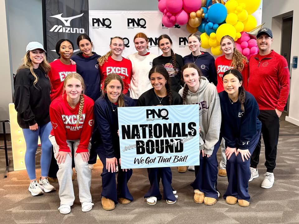 16 White taking care of BIDness and punching their ticket to USAV Girls Junior National Championships! Congratulations to the athletes and coaches for finishing 4th in the USA Division of the 2025 Pacific Northwest Qualifier! #ExcelVBC