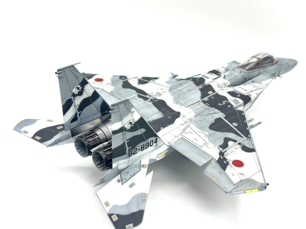 mewmew1001mew's tweet photo. 1/72 Finemolds J.A.S.D.F F-15J AGGRESSOR Reg:82-8904 finished😀😀

#finemolds  #creos #tamiya #vichobby #viccolor #jasdf  #f15j #72ndscale #plasticmodel  #akinteractive #plasticmodels
#ファインモールド https://t.co/9lwtX2xM2C