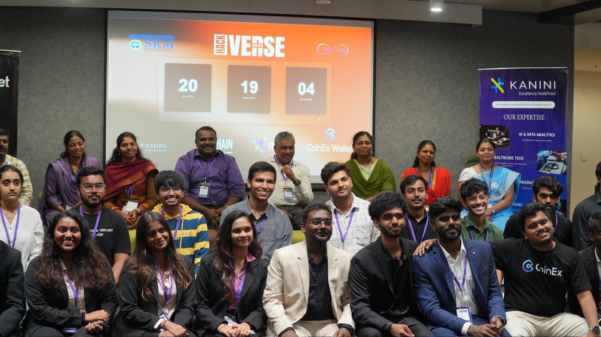 WadhanHars40604's tweet image. &quot;Thrilled to have been part of the organizing team for HackerVerse! A hackathon filled with innovation, collaboration, and groundbreaking ideas. Huge thanks to everyone who participated and made it a success! #HackerVerse #Hackathon&quot;
@hack_verse