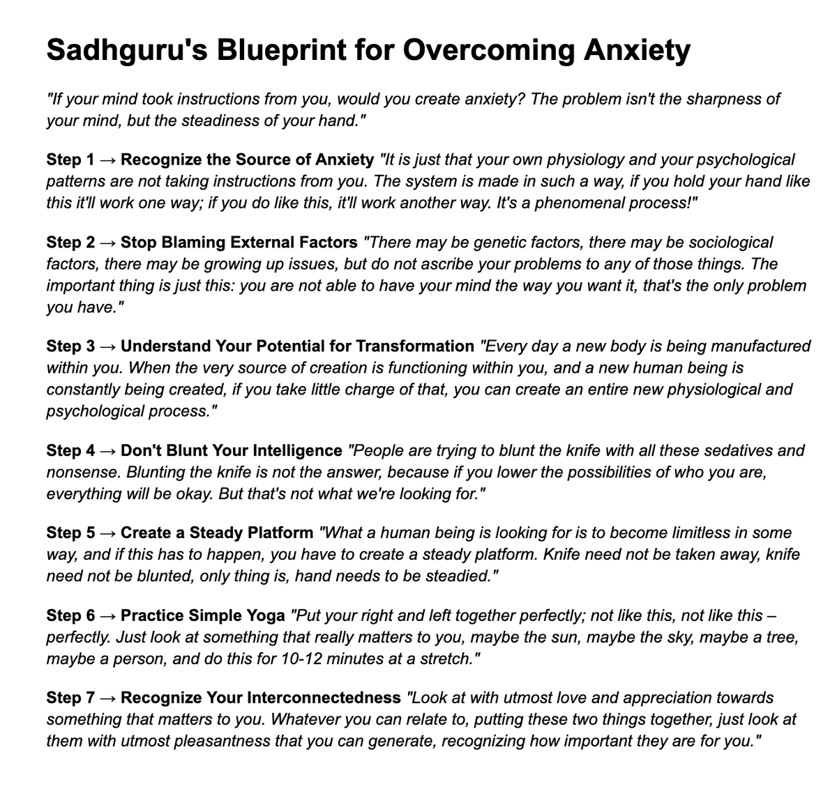 This guy literally drops the blueprint on how to cure your anxiety forever.