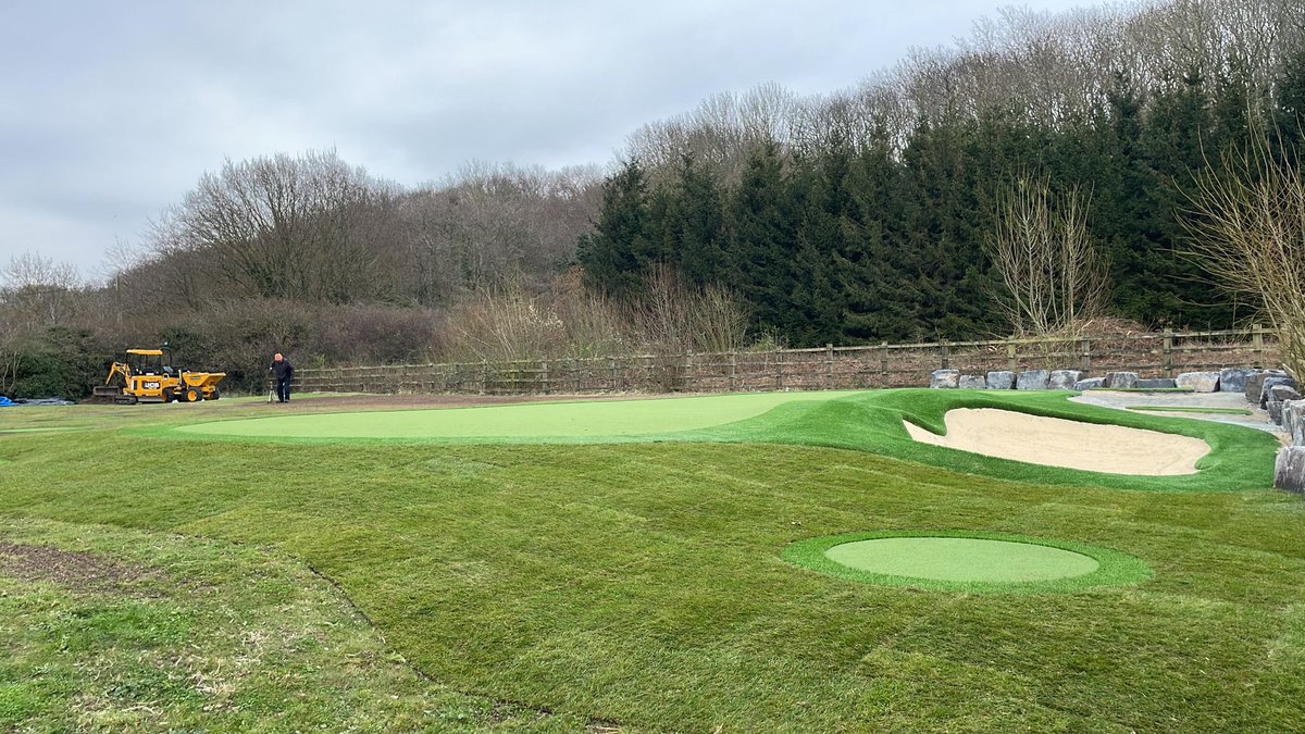 Home golf anyone ? A few small finishing touches required to get fully finished by the end of the week - great effort from the team again !