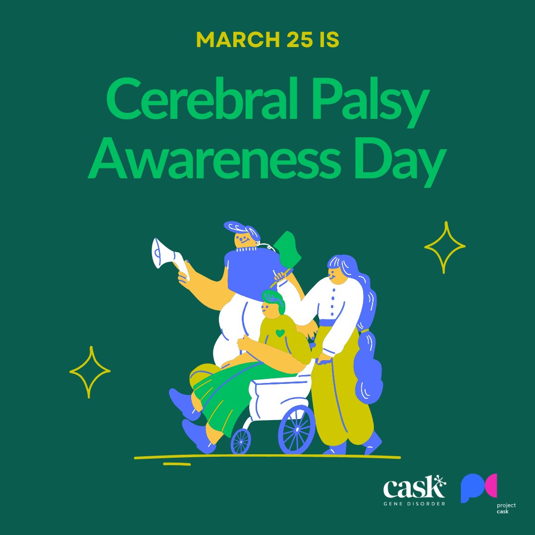 Today, on Cerebral Palsy Awareness Day, we honor those living with CP 💚

Many individuals with a CP diagnosis have an underlying genetic condition—like CASK gene disorders—that often goes undetected.

Join us in recognizing their journey, and wear green in support!
