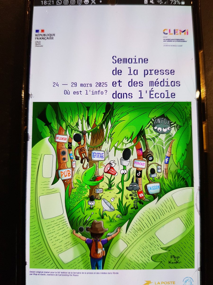 Semaine de la presse au collège 
<a href="/LaFayette036/">Collège La Fayette - Châteauroux</a> <a href="/ac_orleanstours/">Académie d'Orléans-Tours</a> avec des nombreuses activités au #cdi : kiosque, info/intox, #IA, recherche, jeux... <a href="/clemi/">clemi</a> #info #SPME2025 #EducMediasInfo