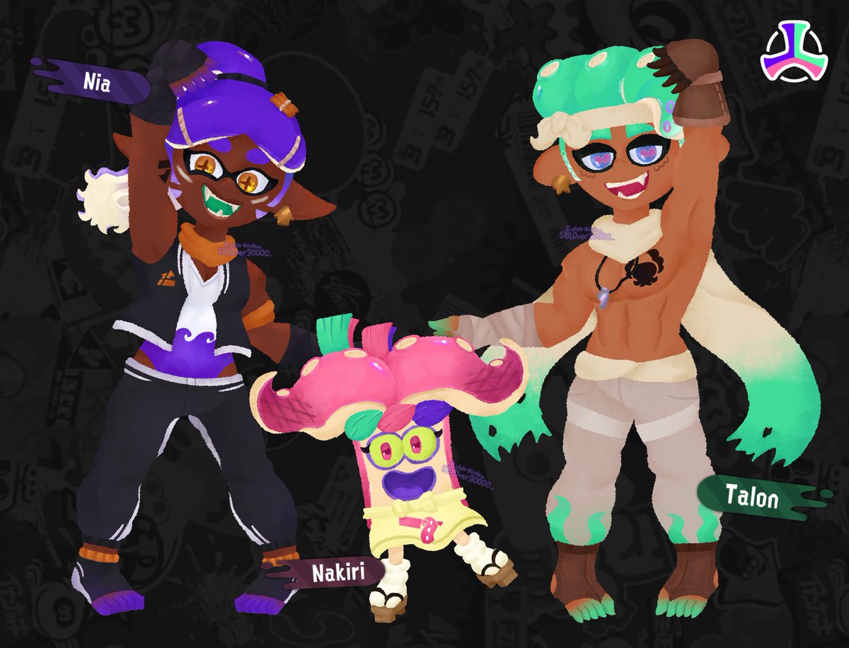SBL0ver30000_'s tweet photo. PART 2!!!! Now that Out the Water has existed for 2 years and it’s been awhile since I last did it I thought it was finally time to update their key art again!! They’ve come so far <3

#Splatoon #SplatoonOC #SplatoonProjectBIRD #SplatoonOutTheWater https://t.co/MmsYcuH2yN