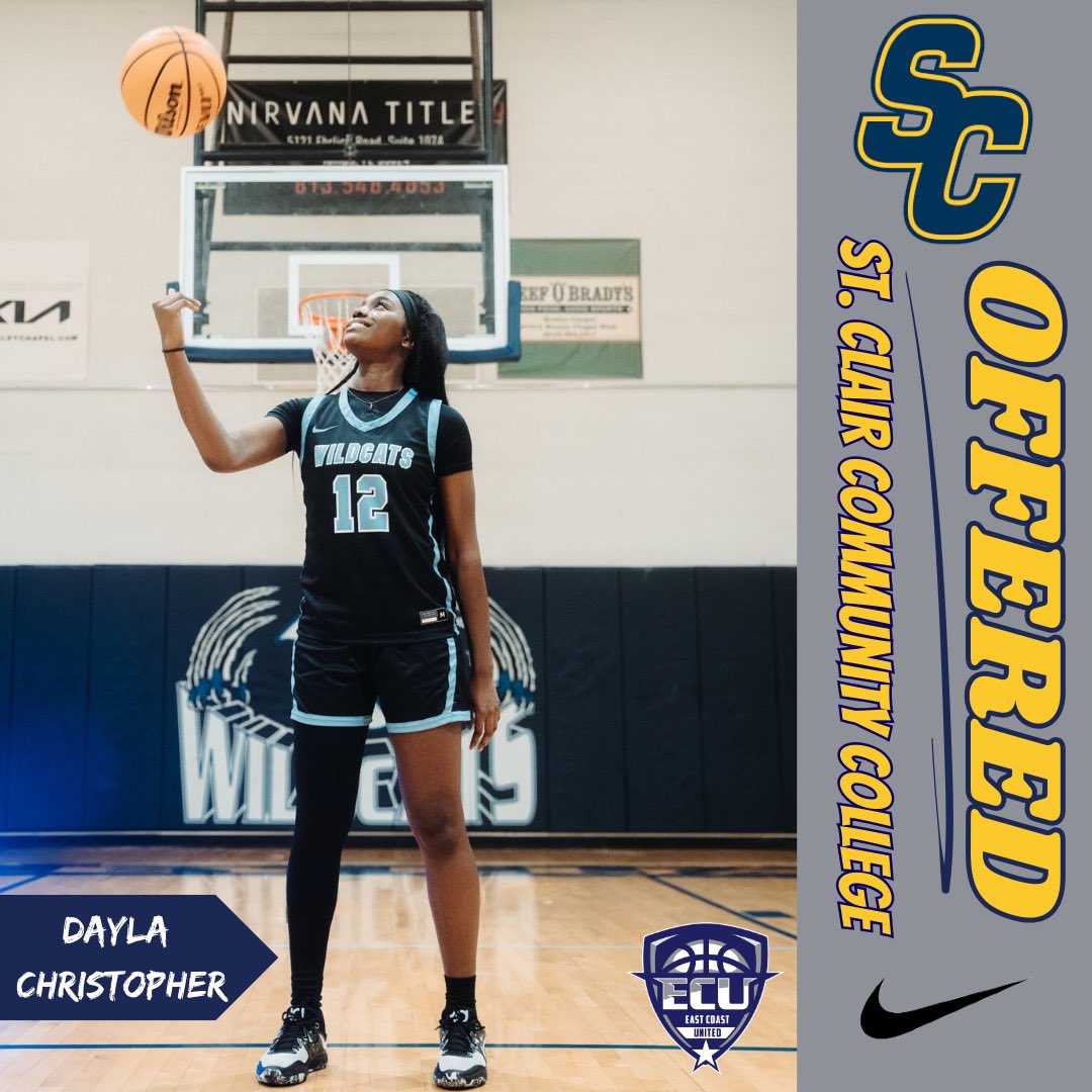 Dayla Christopher #12 (@daylac25) on Twitter photo #AGTG After a great conversation with <a href="/CoachLindseyCPA/">Asst Coach/Recruiting coordinator @ St. Clair CC</a> , I am blessed to receive an offer from St.Clair Community College. Thank you for the opportunity coach!! <a href="/CoachAnthonyECU/">Anthony Bryant</a> <a href="/Coach_PeterL/">Peter Livingston</a> <a href="/WCHSGBB/">Wesley Chapel Girls Basketball</a> #AGTG After a great conversation with <a href="/CoachLindseyCPA/">Asst Coach/Recruiting coordinator @ St. Clair CC</a> , I am blessed to receive an offer from St.Clair Community College. Thank you for the opportunity coach!! <a href="/CoachAnthonyECU/">Anthony Bryant</a> <a href="/Coach_PeterL/">Peter Livingston</a> <a href="/WCHSGBB/">Wesley Chapel Girls Basketball</a>
