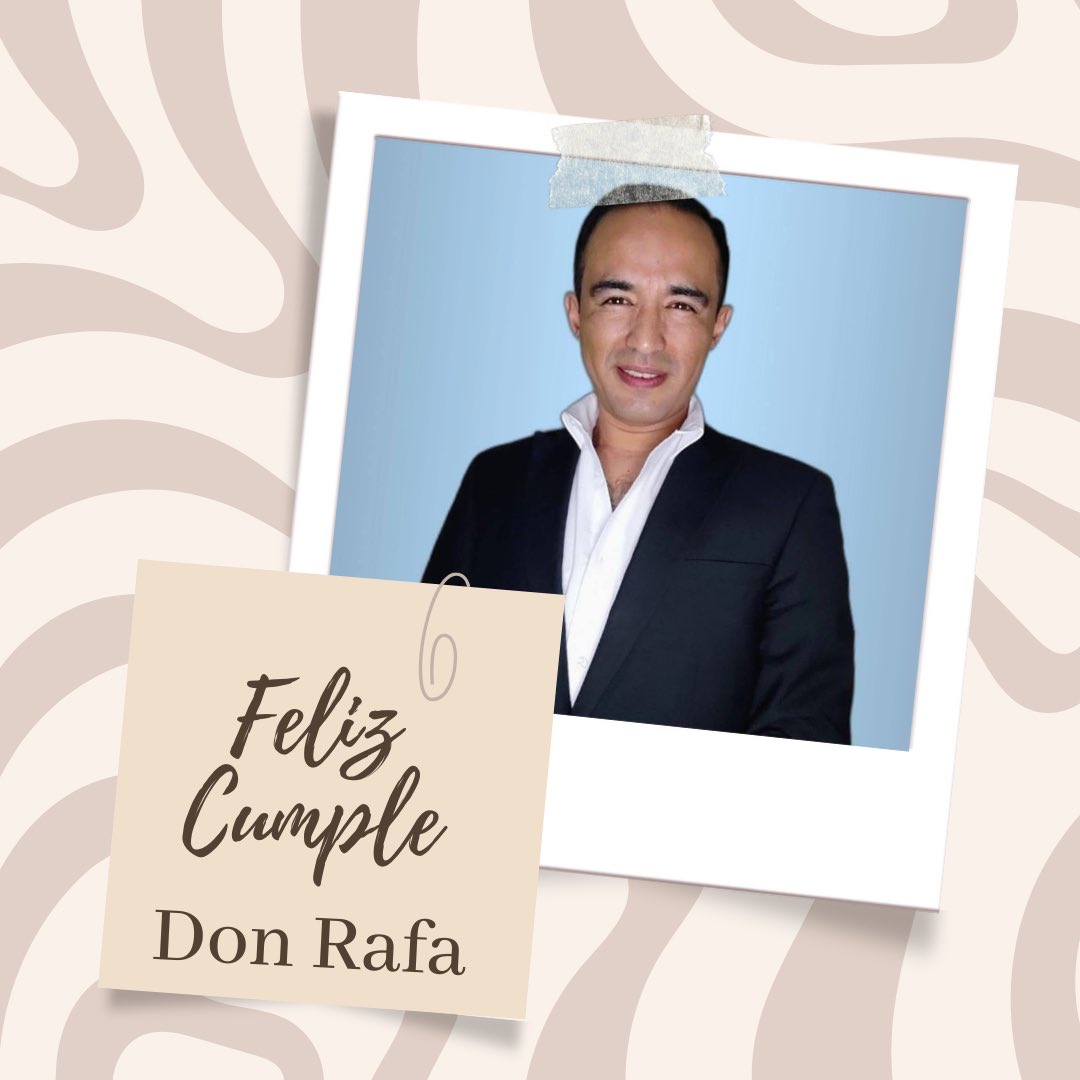 Feliz cumpleaños Don Rafa, gracias por todo lo que hace. 

<a href="/RafaActivista/">Rafa Reyes</a>