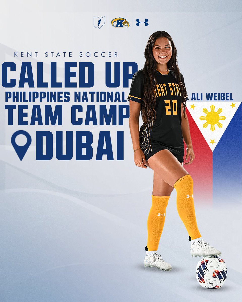 Kent State Soccer (@kentstsoccer) on Twitter photo ππππππ ππ π
Freshman defender, Aliana Weibel, has been called up to make her national team debut with <a href="/PilipinasWNFT/">Philippine Women's National Football Team</a>!π΅π
The training camp will culminate with two international friendlies against United Arab Emirates!
#GoFlashesβ‘οΈ ππππππ ππ π
Freshman defender, Aliana Weibel, has been called up to make her national team debut with <a href="/PilipinasWNFT/">Philippine Women's National Football Team</a>!π΅π
The training camp will culminate with two international friendlies against United Arab Emirates!
#GoFlashesβ‘οΈ