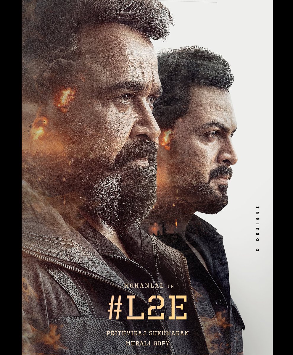Del__in's tweet photo. Empuraan poster design 🤍

#Empuraan #L2E #Mohanlal𓃵 #Prithviraj https://t.co/DhxrNsHU2X