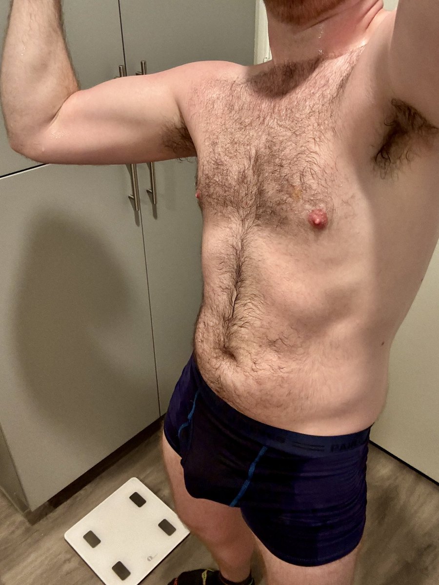 Clean me up after my workout? 💪🏼 #gay #gayotter #hairyman #hairypits #sweatypits