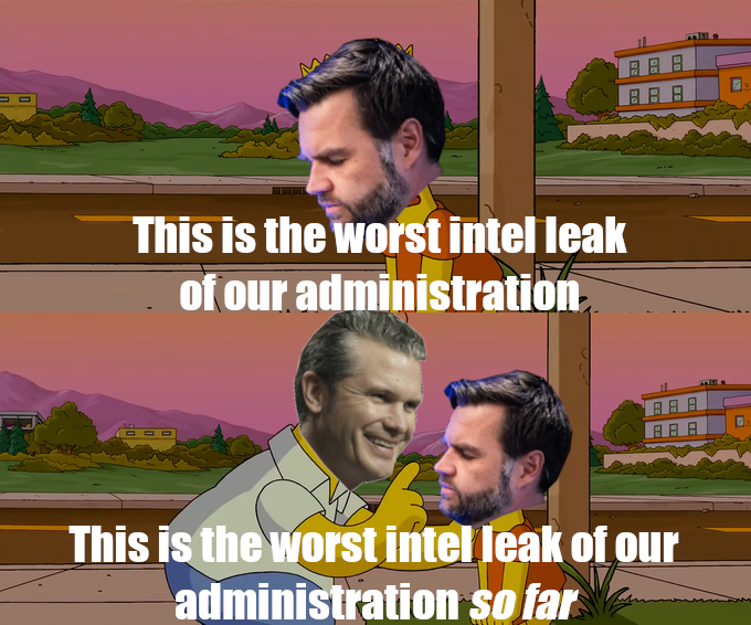 A national security kerfuffle of this magnitude sends a clear signal that MAGA isn't qualified to keep us safe. Hegseth, Vance, and Waltz should  be investigated - and resign 👊🇺🇸🔥