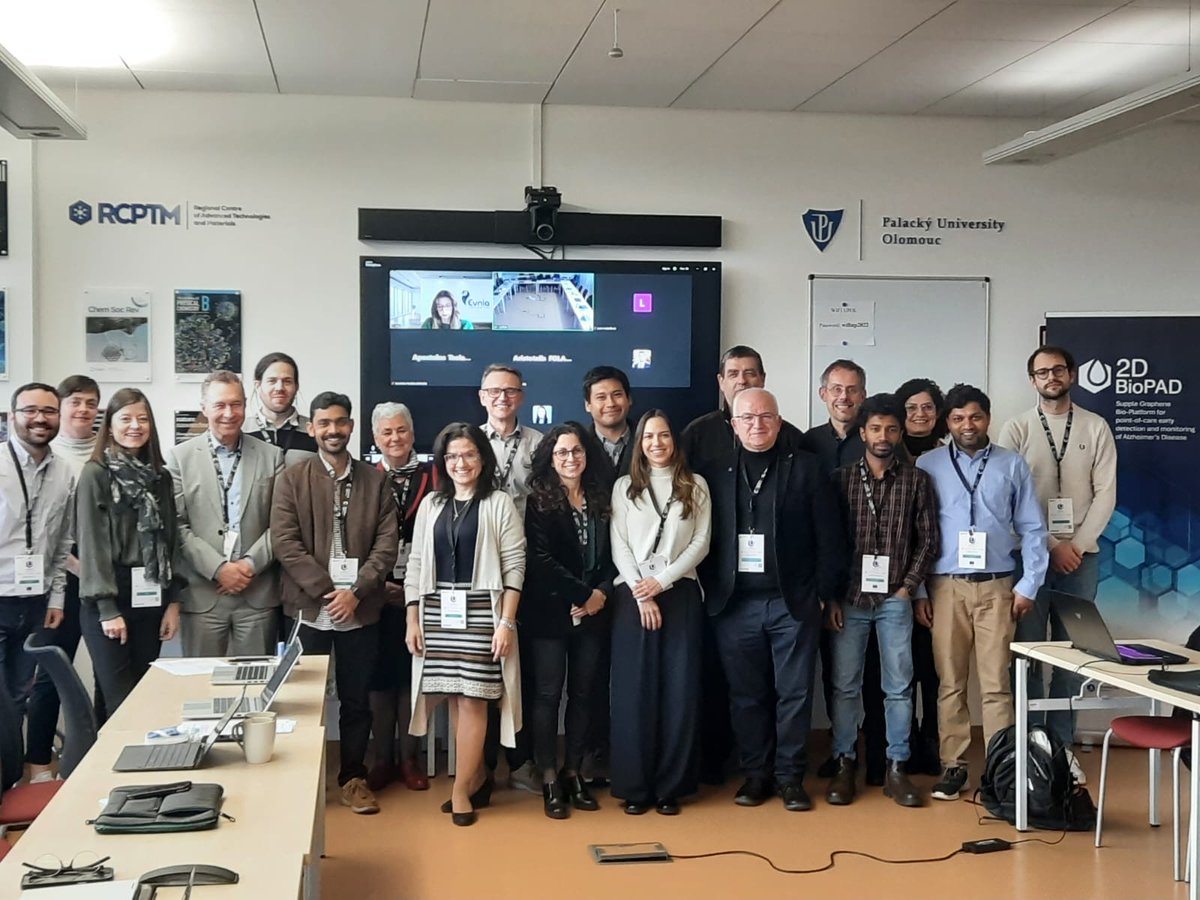 📢 ICN2 at the 4th Project Meeting of 2D-BioPAD in Olomouc!  This meeting strengthened our collaborative efforts and paved the way for the next critical steps in the development of this innovative point-of-care diagnostic platform. Stay tuned for more updates! #2DBioPAD #ICN2