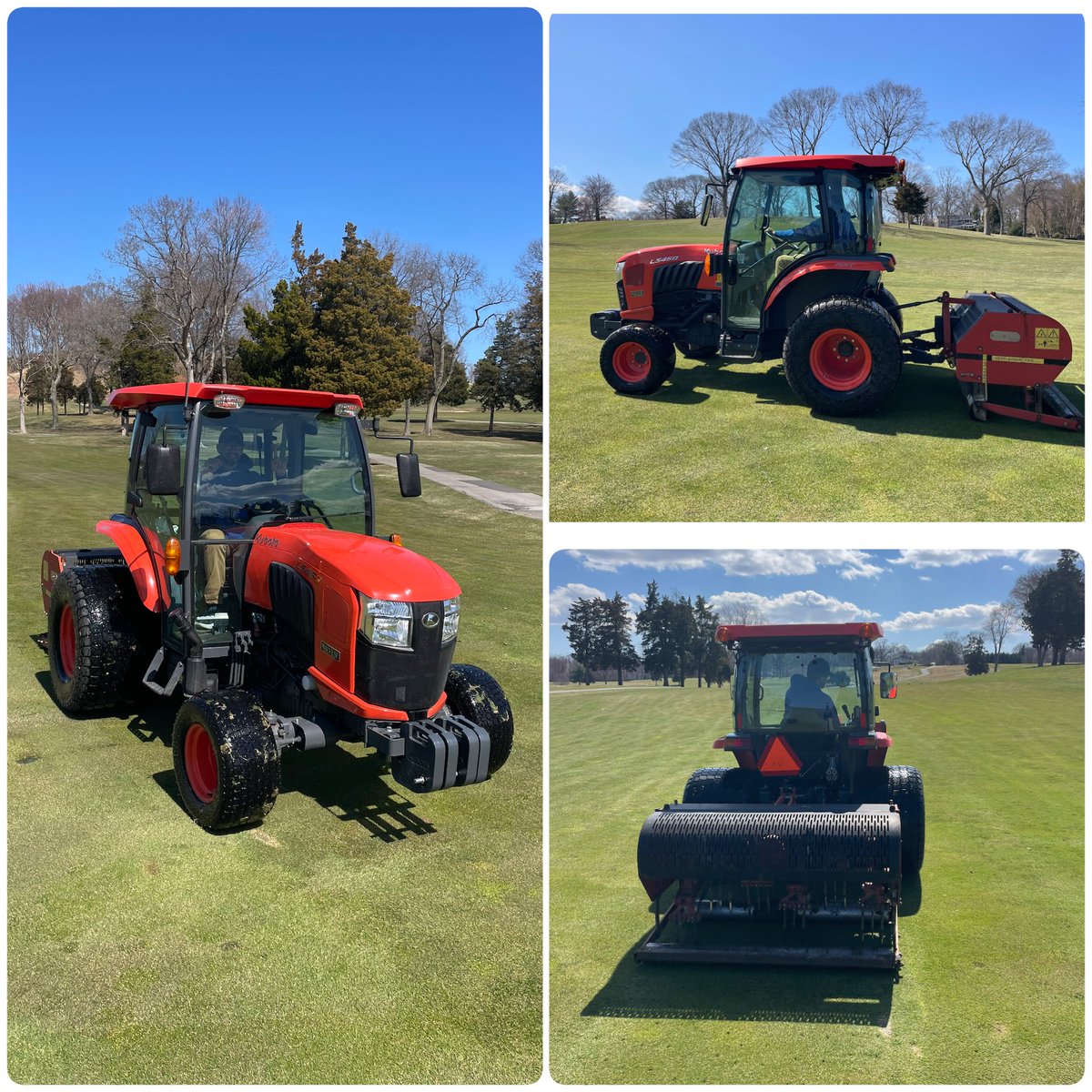 My Guy <a href="/Nick_Paquette/">Nick Paquette</a> on the last FWY VertiDraining. One machine, one guy, 5 weeks.  Coulda drove to CA and back! #gcsaa #turfnet #leukemia 🥰🎗️⛳️