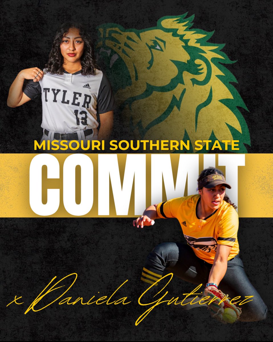TJC Softball (@tjcapachesb) on Twitter photo When one chapter ends, another begins! Congratulations to <a href="/ddanielaxx/">Daniela Gutierrez</a> on her commitment to Missouri Southern State University!
#FeathersUp🪶 | #GoLions🦁 When one chapter ends, another begins! Congratulations to <a href="/ddanielaxx/">Daniela Gutierrez</a> on her commitment to Missouri Southern State University!
#FeathersUp🪶 | #GoLions🦁