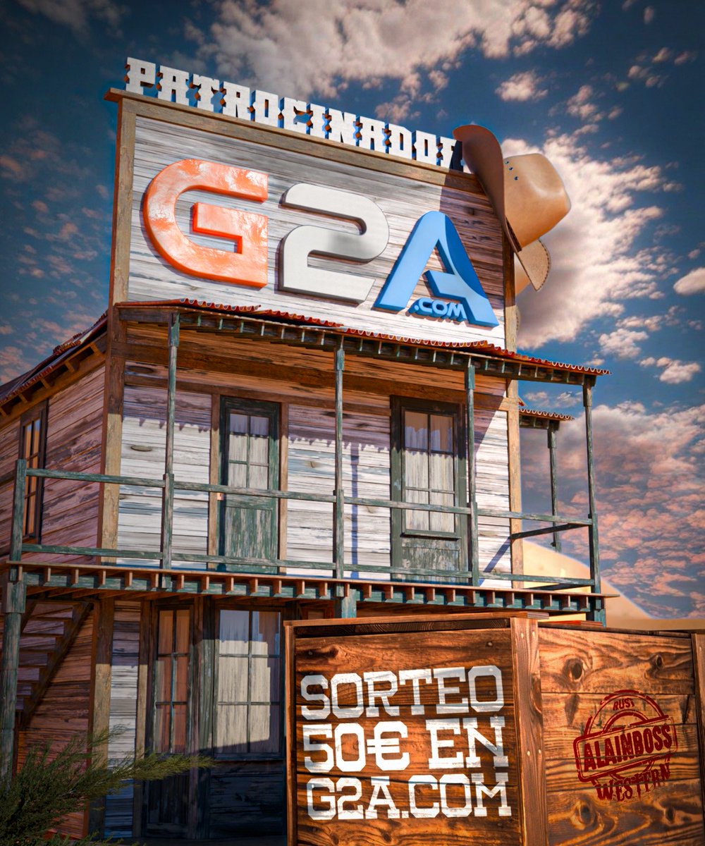 Alainboss (@alainbosss) on Twitter photo 🤠💰Tengo algo que anunciar MUY IMPORTANTE…🚨
Para Rust Western tengo el placer de contar con <a href="/G2A_ES/">G2A en Español</a> , el mayor marketplace de entretenimiento digital del mundo.
Y lo celebramos con un SORTEO de 50€ en G2A.COM.
Para participar:
▶️ Haz RT y dale like
▶️ 🤠💰Tengo algo que anunciar MUY IMPORTANTE…🚨
Para Rust Western tengo el placer de contar con <a href="/G2A_ES/">G2A en Español</a> , el mayor marketplace de entretenimiento digital del mundo.
Y lo celebramos con un SORTEO de 50€ en G2A.COM.
Para participar:
▶️ Haz RT y dale like
▶️