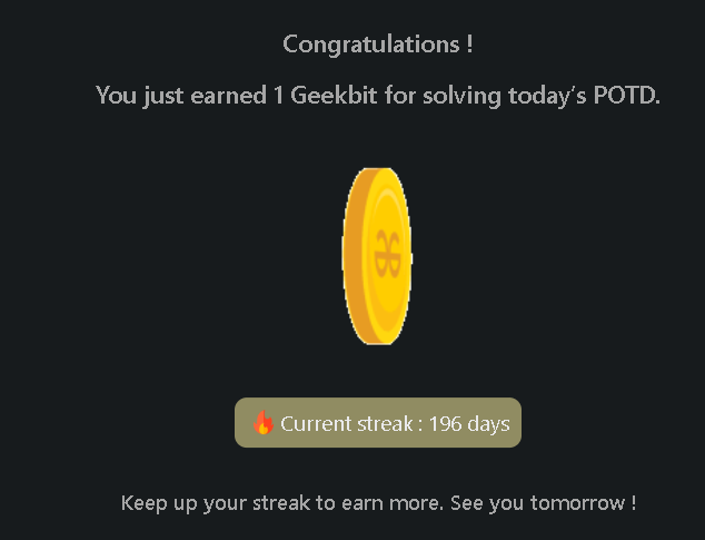 AdityaGoya9720's tweet photo. it's day 126/160 of #geekforgeeks with#CodingChallenge
@geeksforgeeks

here we solve the problem of the solve the Dp  #codingjourney #CodingChallenge #CodingJourney #codinglifestyle https://t.co/U5VnOBx78y
