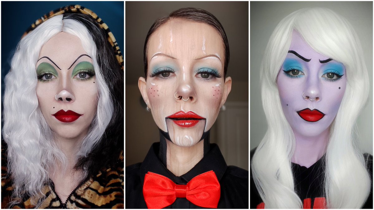 Disney inspired makeups are so much fun.
Always live 11am UK time if streaming at twitch.tv/tiggy always looking a lil different 🙃

#Twitch #Cosplay #Facepaint #Streamer