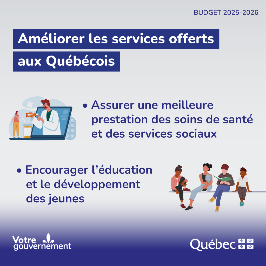 Tous les détails du budget 2025-2026: québec.ca/budget #budget #budgetQc #finances #GouvQc