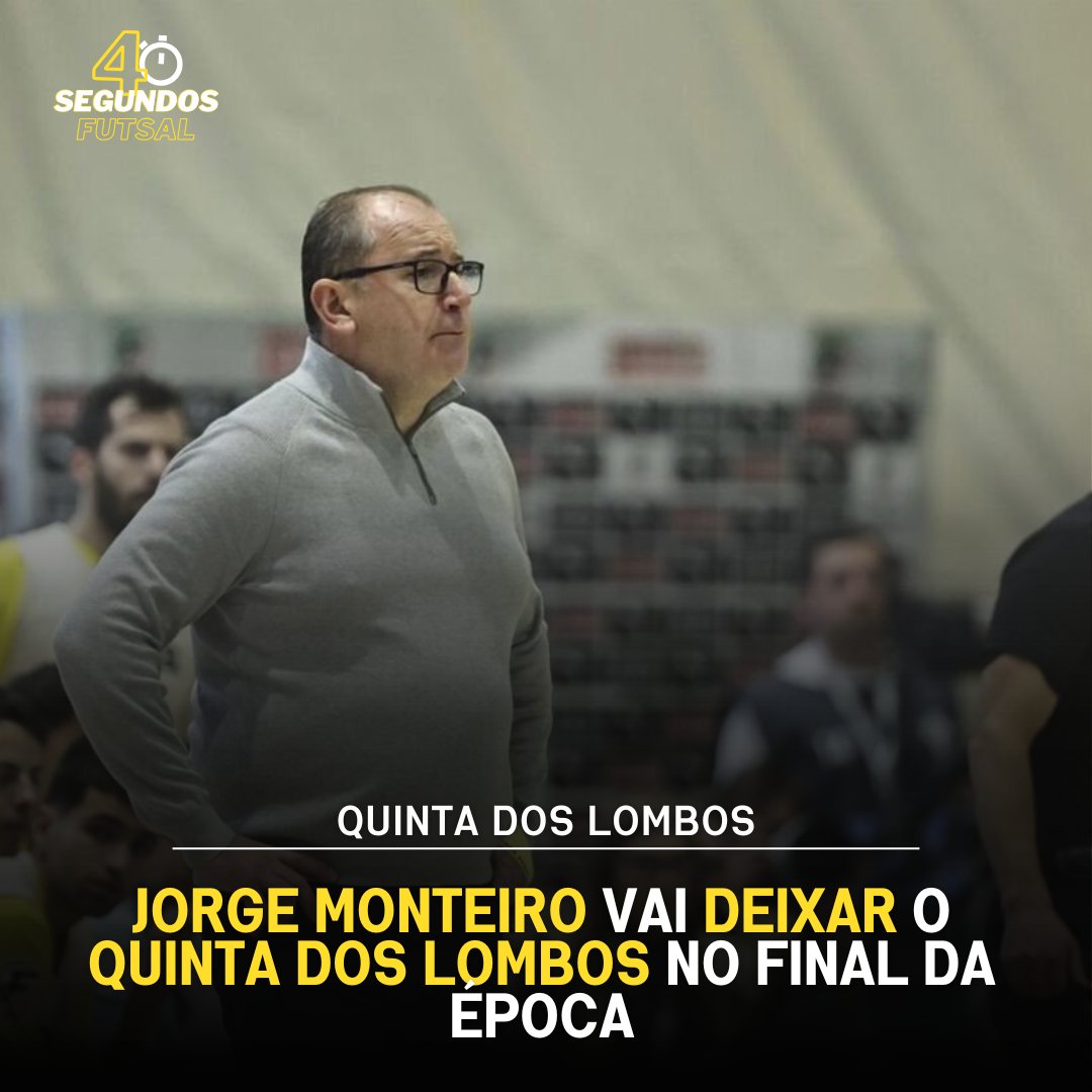 🚨 Fim de ciclo! Jorge Monteiro vai deixar o Quinta dos Lombos no final da época, após 7 temporadas e duas finais da Taça da Liga! 🟡⚫

Sabe mais aqui👇
instagram.com/p/DHobHmJo_-5/…