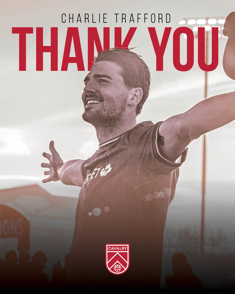 Cavalry FC (@cplcavalryfc) on Twitter photo ๐๐๐ผ๐๐ ๐๐๐ ๐๐๐ผ๐๐๐๐๐ฟ โค๏ธ
Midfielder <a href="/ctrafford10/">Charlie Trafford</a> will be hanging up his boots after an incredible 11-year professional career.
We thank him for his contributions to the club and wish him all the best in his future endevaours with Trafford Farms.
๐: ๐๐๐ผ๐๐ ๐๐๐ ๐๐๐ผ๐๐๐๐๐ฟ โค๏ธ
Midfielder <a href="/ctrafford10/">Charlie Trafford</a> will be hanging up his boots after an incredible 11-year professional career.
We thank him for his contributions to the club and wish him all the best in his future endevaours with Trafford Farms.
๐: