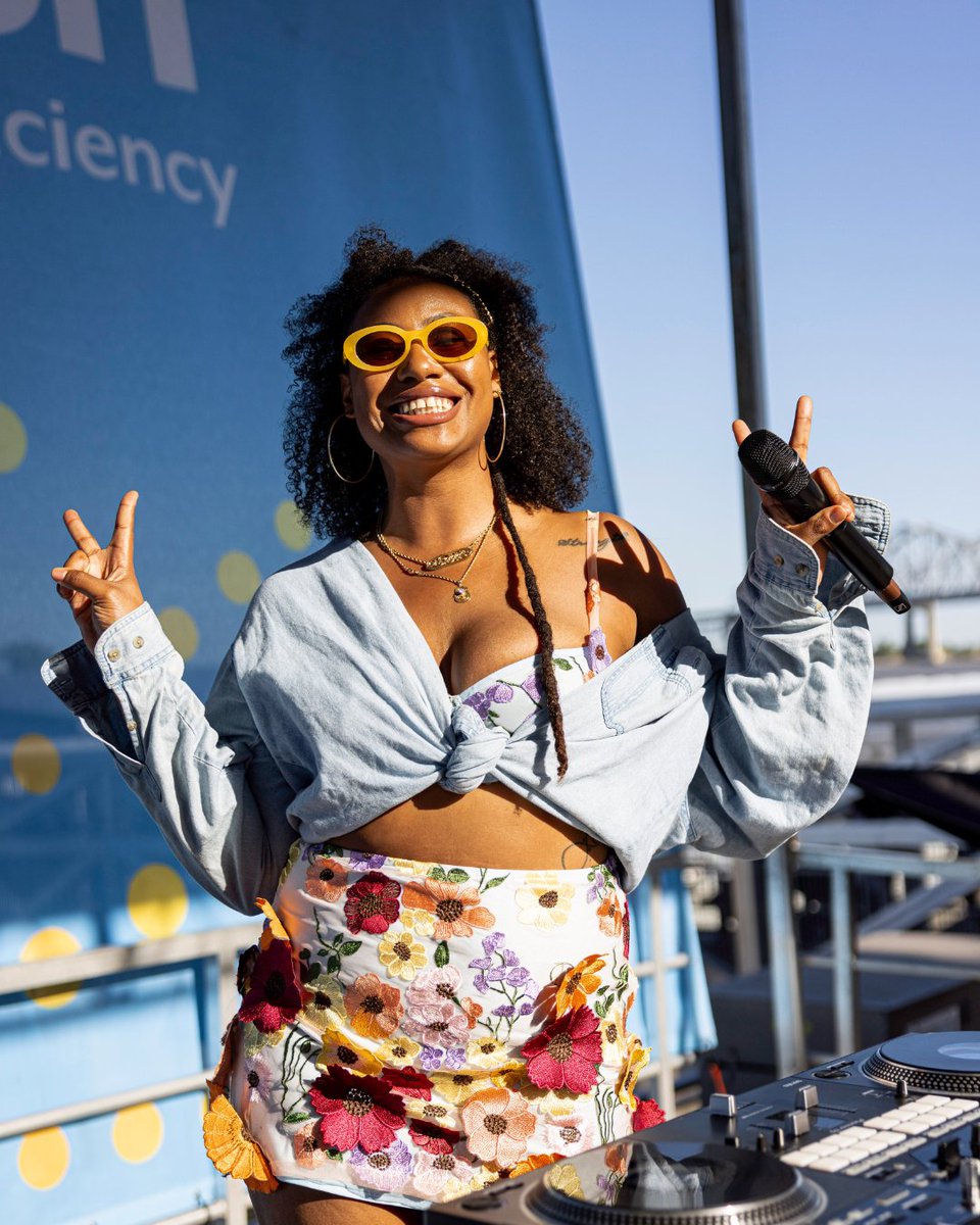 FQFestNOLA's tweet image. Dancing to your favorite tunes while soaking up the sun is a festival must, but so is protecting your skin! @lcmchealth, our official healthcare partner, has provided sunscreen stations so you can lather up and continue to boogie down.
#FQFest25 #LCMCHealth #KeepingYouWellNOLA