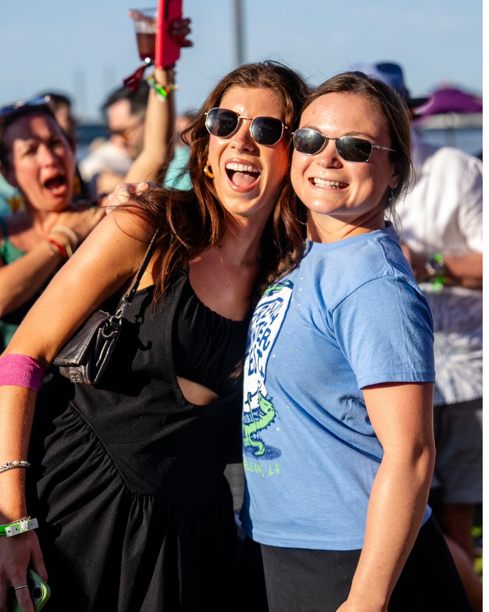FQFestNOLA's tweet image. Dancing to your favorite tunes while soaking up the sun is a festival must, but so is protecting your skin! @lcmchealth, our official healthcare partner, has provided sunscreen stations so you can lather up and continue to boogie down.
#FQFest25 #LCMCHealth #KeepingYouWellNOLA